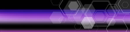 Graphic pantone magenta and violet color background design and Geometry hexagon patternの写真素材