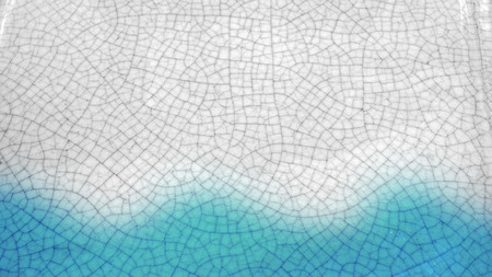 This background is art pottery feud Antique gray scale and input the graphic design sea blue color concept is texture from chair clayの写真素材