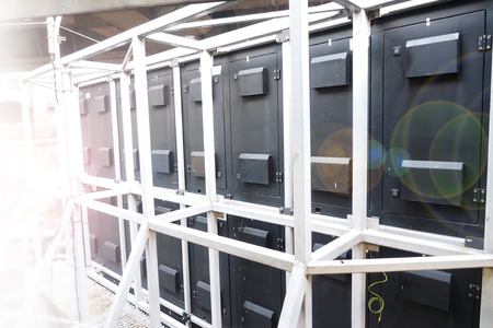 An LED billboard essentially is a huge TV that plays moving ads by the side of the road back view in Bangkok the city of Thailand.の写真素材