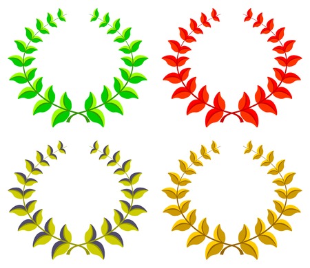 Chaplet to the winner.のイラスト素材