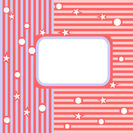 Light background. Pink both blue strips and a place for the text.のイラスト素材