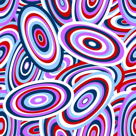 Background seamless in the form of multi-colored ellipses.のイラスト素材