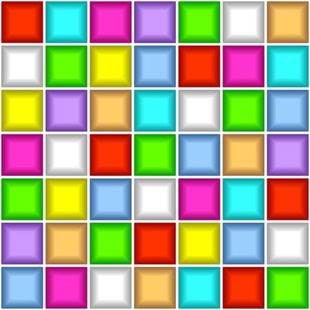 Seamless background from square tiles. Tiles of different color.のイラスト素材