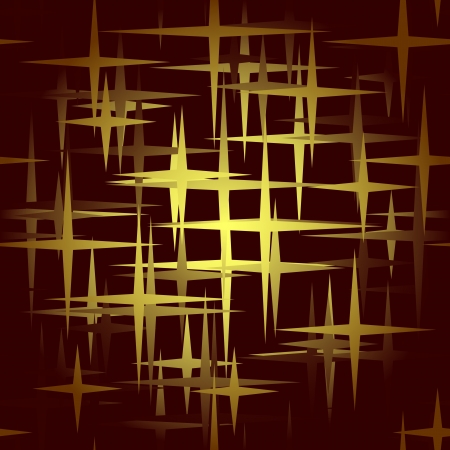 Abstract seamless background. Chaotically located stars against a dark background.のイラスト素材