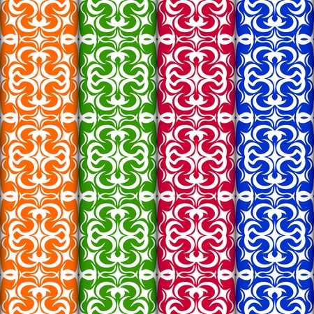 Abstract white ornamentのイラスト素材