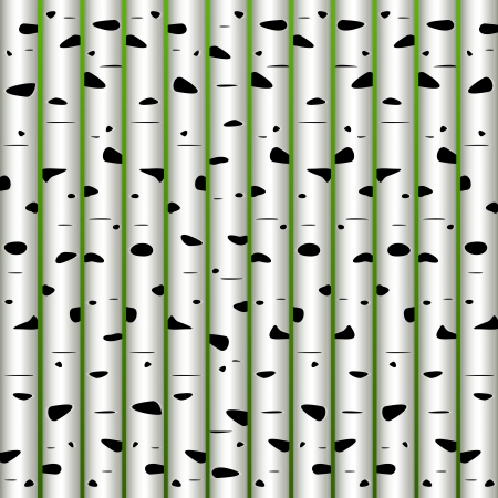 The abstract texture consists of birch trees のイラスト素材