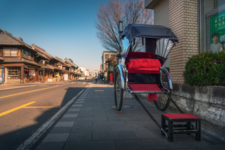 Japan - 21 JAN, 2019 : Fuji mountain from kawaguchiko lake, Mount Fuji located on Honshu Island, is...