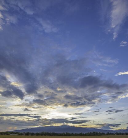 evening cloudsの写真素材