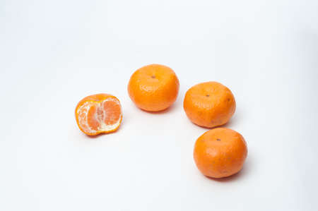 small orange with no seedsの写真素材