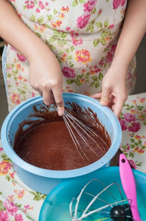 wire whisk in actionの写真素材