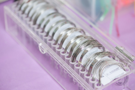 Metal wire for dental work