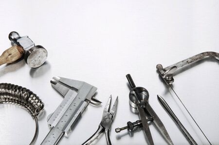 Different Goldsmith's Toolsの写真素材