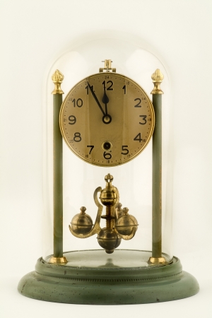 Antique clock 5 to 12の写真素材