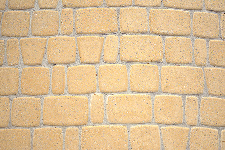 Boulevard, lined with beautifully colored tilesの写真素材