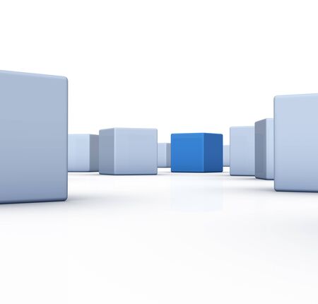 One Different Element  Standing Out From The Crowd Concept の写真素材