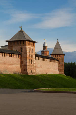 Novgorod Kremlin in Veliky Novgorod, Russiaの写真素材