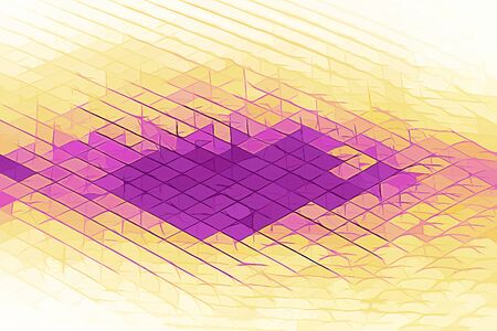 Macro shot of a vertical purple yellow lattice structureの写真素材