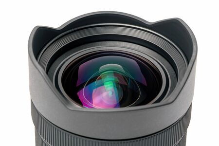 Macro close up of a photo lensの写真素材