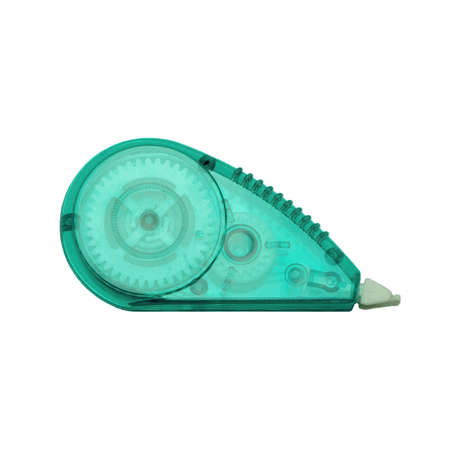 A turquoise office correction roller, objectの写真素材