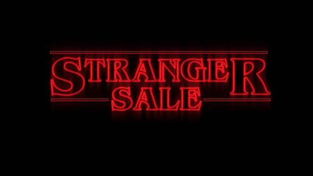 The Stranger Sale text illustration.の写真素材