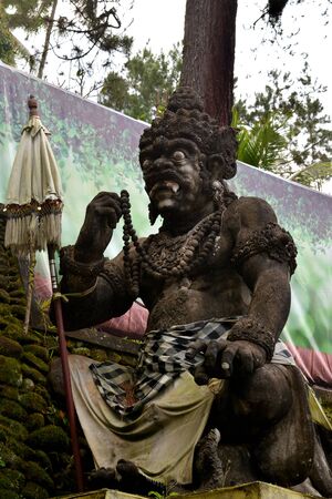 A wonderful holy statue in a temple, Baliの写真素材