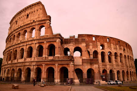 May 15th 2020, Rome, Italy: View of the Colosseum without tourists due to the phase 2 of lockdownのeditorial素材