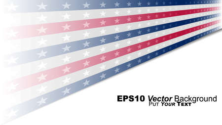 EPS10 vector background based on the american flag. Put your text. Perfect for any use.のイラスト素材