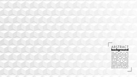 EPS10 abstract background. Effect of three-dimensional cubes with their shadows.のイラスト素材