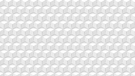 Effect of three-dimensional cubes with their shadows and metallic edges.のイラスト素材