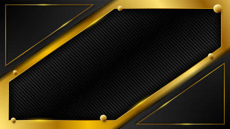 Abstract luxury background. Golden shades, light and shadow effects. Impact design element. Perfect for any use.のイラスト素材
