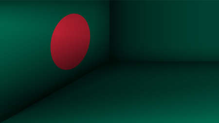 EPS10 Vector Patriotic background with Bangladesh flag colors. An element of impact for the use you want to make of it.のイラスト素材