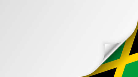 EPS10 Vector Patriotic background with Jamaica flag colors. An element of impact for the use you want to make of it.のイラスト素材
