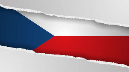 EPS10 Vector Patriotic background with CzechRepublic flag colors. An element of impact for the use you want to make of it.のイラスト素材