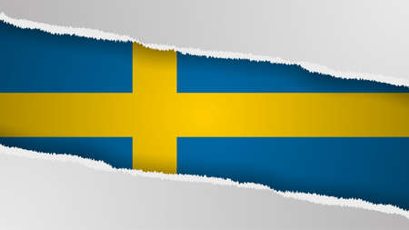 EPS10 Vector Patriotic background with Sweden flag colors. An element of impact for the use you want to make of it.のイラスト素材