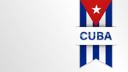 EPS10 Vector Patriotic background with Cuba flag colors. An element of impact for the use you want to make of it.のイラスト素材