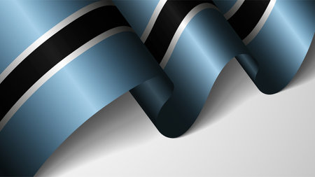 EPS10 Vector Patriotic background with flag of Botswana. An element of impact for the use you want to make of it.のイラスト素材