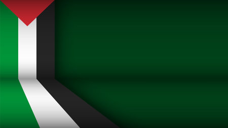 Patriotic background with Palestine flag colours. Perfect element for every use.のイラスト素材