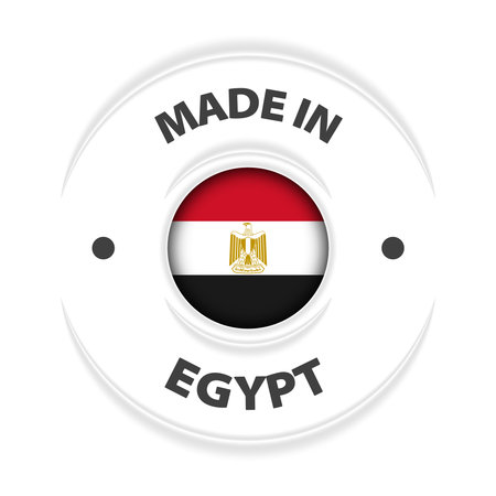 Made in Egypt graphic and label. Element of impact for the use you want to make of it.のイラスト素材