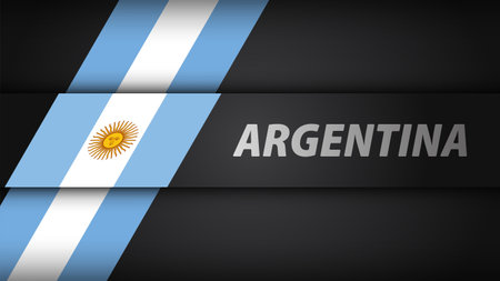 Edge background Argentina graphic and label. Element of impact for the use you want to make of it.のイラスト素材