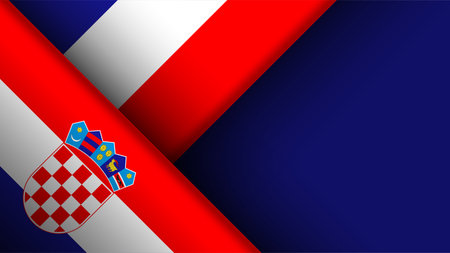 Edge background Croatia graphic and label. Element of impact for the use you want to make of it.のイラスト素材