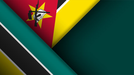 Edge background Mozambique graphic and label. Element of impact for the use you want to make of it.のイラスト素材