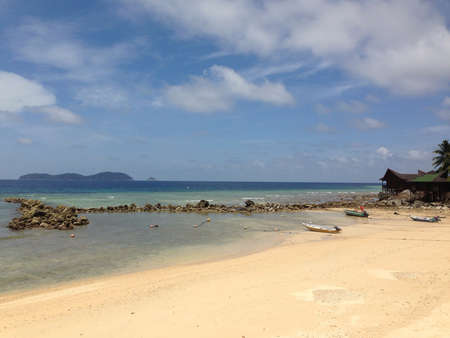 A breezing beach at Tioman Islandの素材