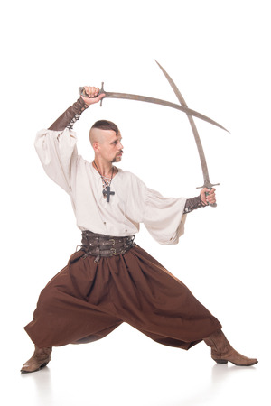 Cossack isolatedの写真素材