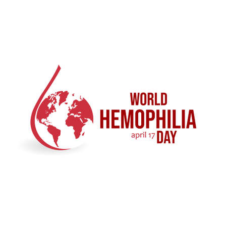 Vector Illustration of World Hemophilia Day. For a poster and banner.のイラスト素材
