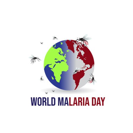 World Malaria Day Vector Design Illustration For Celebrate Moment EPS10のイラスト素材