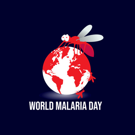 World Malaria Day Vector Design Illustration For Celebrate Moment EPS10のイラスト素材