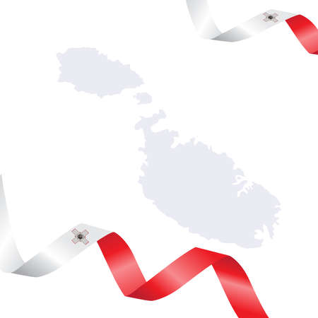 Malacca flag vector illustration design backgroundのイラスト素材