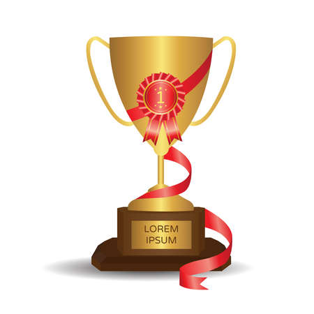 Trophy vector illustration design cartoonのイラスト素材