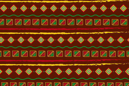Ethnic seamless pattern. Tribal vector texture. Aztec ornament. Geometric background. Tribal motifs.
