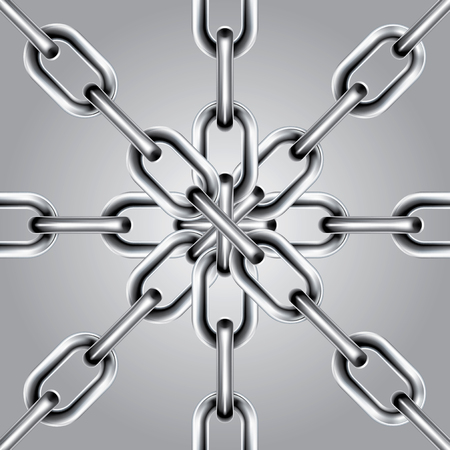 Chain Set Drawingのイラスト素材